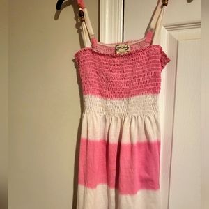 Pink and white striped shirt